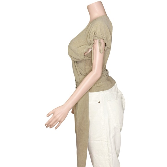 RODEBJER Auren Wrap Top, Raw Clay, Large - Picture 6 of 10